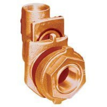 SIMMONS Simmons 1822SB Pitless Adapter, 1-1/4 in, 250 psi, Silicone Bronze 1822SB